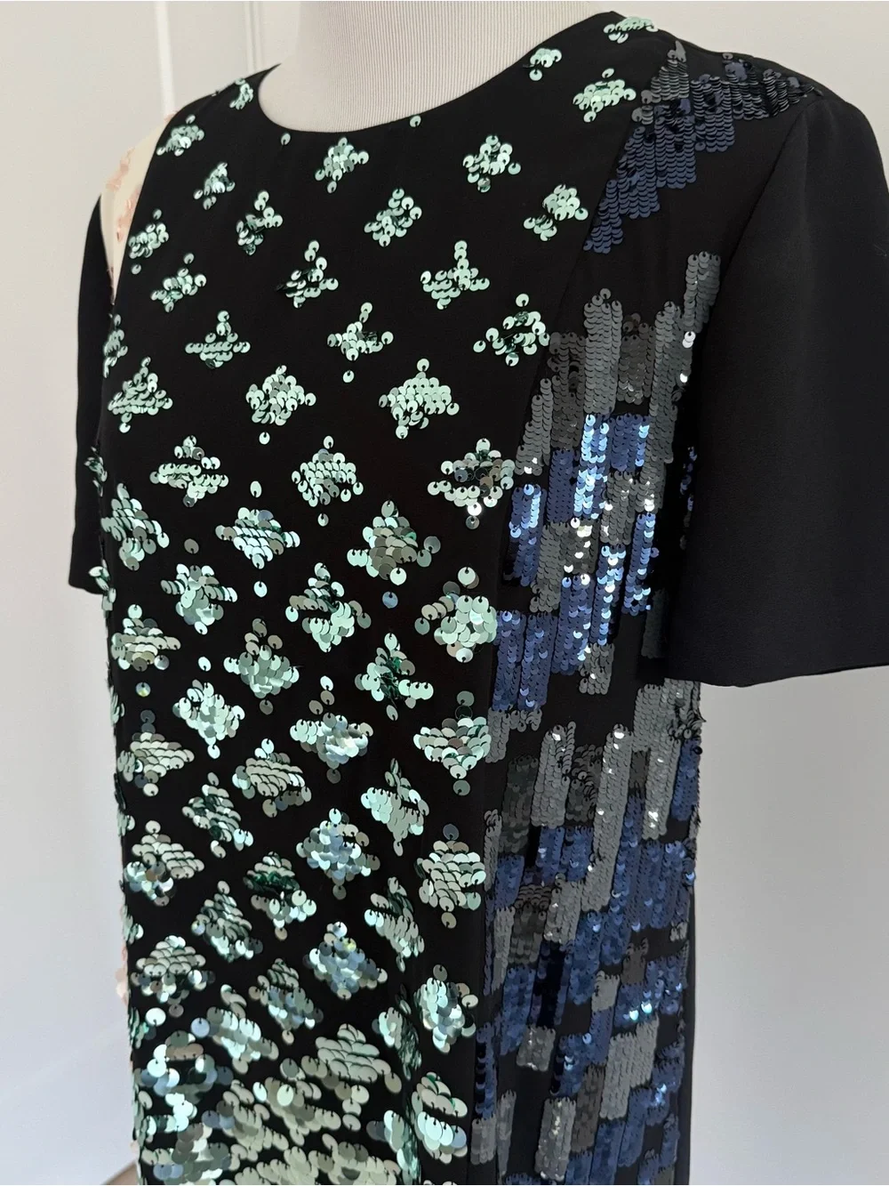New! Tory Burch Sequin Panel Dress - size 2